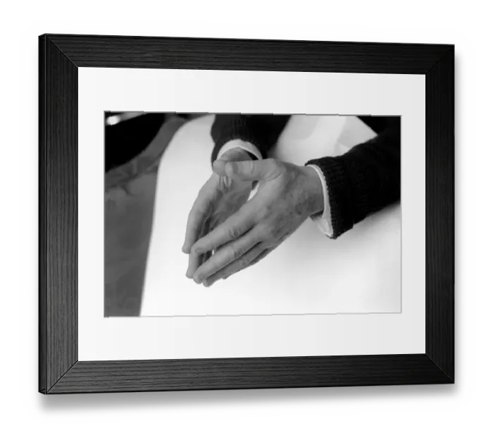 Framed Print : The hands of Yehudi Menuhin, the world famous violinist Framed Print : The hands of Yehudi Menuhin, the world famous violinist