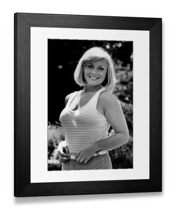 Framed Print : Ann Aston who is appearing in Scarborough. August 1976 P003652