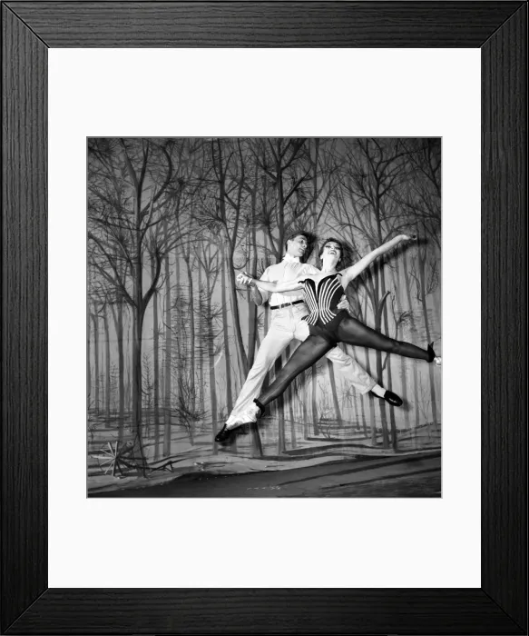 Framed Print : Ballet: Liliane Montercchi and Roland Pettit in Ballets de Paris at Stoll Theatre, London Framed Print : Ballet: Liliane Montercchi and Roland Pettit in Ballets de Paris at Stoll Theatre, London