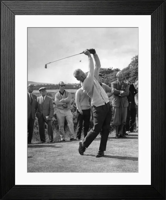 Framed Print : Cobie Legrange, recent winner of the Dunlop Masters, playing an Iron Framed Print : Cobie Legrange, recent winner of the Dunlop Masters, playing an Iron