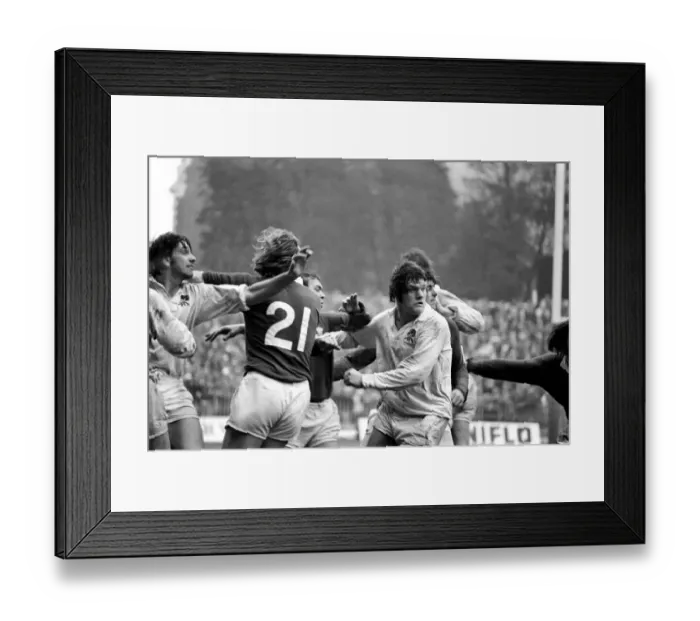 Framed Print : Rugby: Wales vs. England. The Rugby match Wales vs. England took place at Cardiff Arms