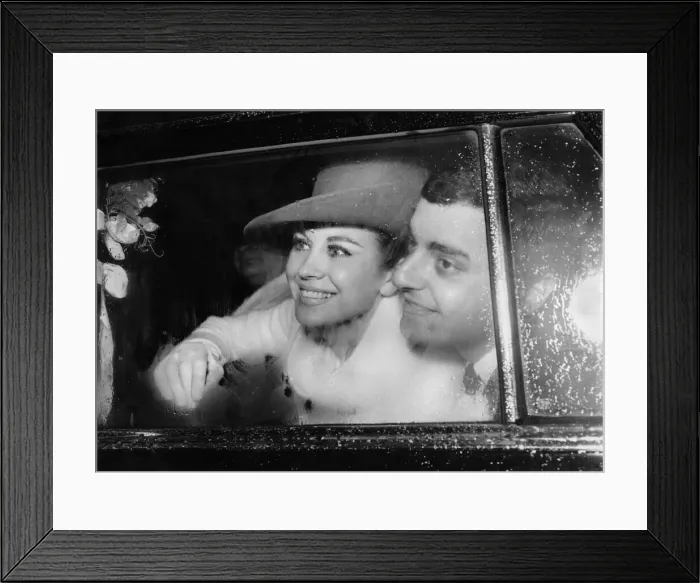 Framed Print : Former Miss United Kingdom Diane Westbury, seen here with Malcolm Mendelsohn Framed Print : Former Miss United Kingdom Diane Westbury, seen here with Malcolm Mendelsohn