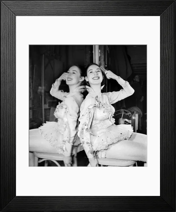 Framed Print : Shes on her own Its not a double act, they are not twins Framed Print : Shes on her own Its not a double act, they are not twins