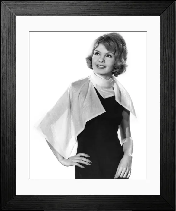 Framed Print : Reveille Dress Fashions 1962: Modelled by ELizabeth Duke. September 1962 P008862 Framed Print : Reveille Dress Fashions 1962: Modelled by ELizabeth Duke. September 1962 P008862