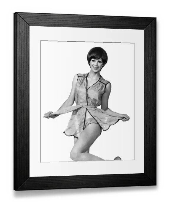 Framed Print : Reveille Fashions: Sandra Hillman modelling the latest nightwear fashions Framed Print : Reveille Fashions: Sandra Hillman modelling the latest nightwear fashions