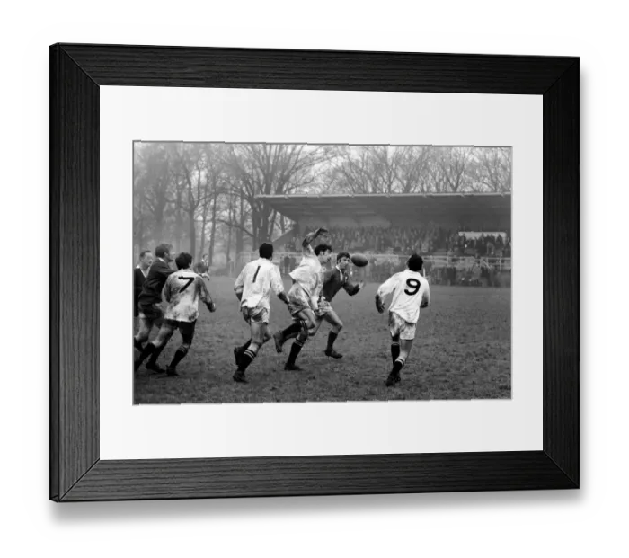Framed Print : London Welsh v. Swansea. Action during the match. December 1969 Z12301-003 Framed Print : London Welsh v. Swansea. Action during the match. December 1969 Z12301-003