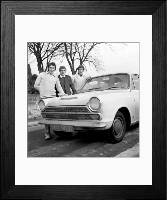 Framed Print : Motor Cars: 31 year old Bryan Nash of Nunhead, with his 1966 MK1 Ford Contina Framed Print : Motor Cars: 31 year old Bryan Nash of Nunhead, with his 1966 MK1 Ford Contina