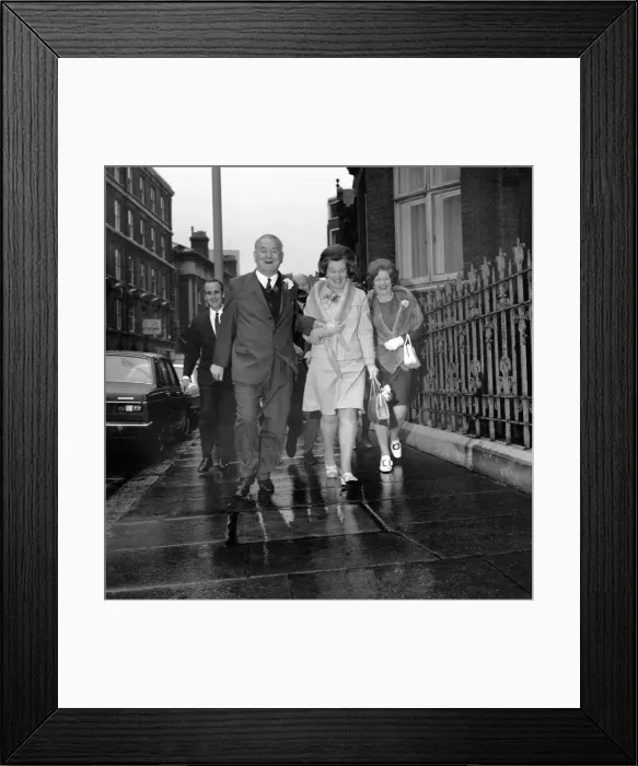 Framed Print : Married today at Caxton Hall Registrar Office was Lord Cooper Framed Print : Married today at Caxton Hall Registrar Office was Lord Cooper