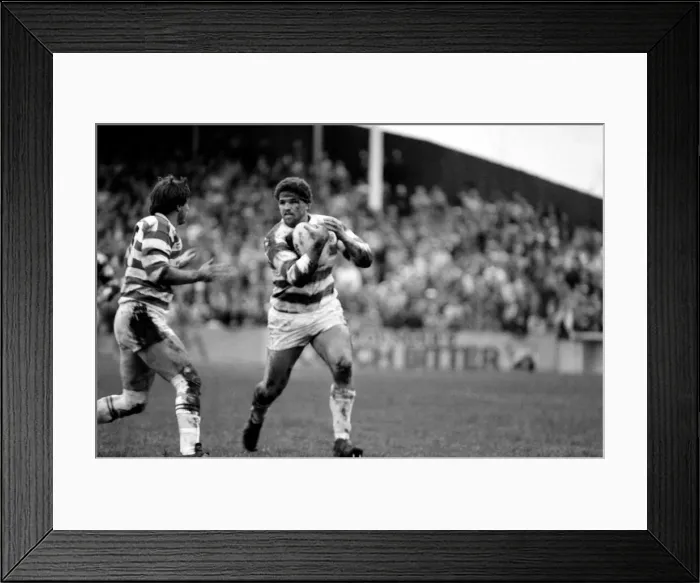 Framed Print : Leigh v. Wigan. Sport Rugby League. December 1985 PR-03-024