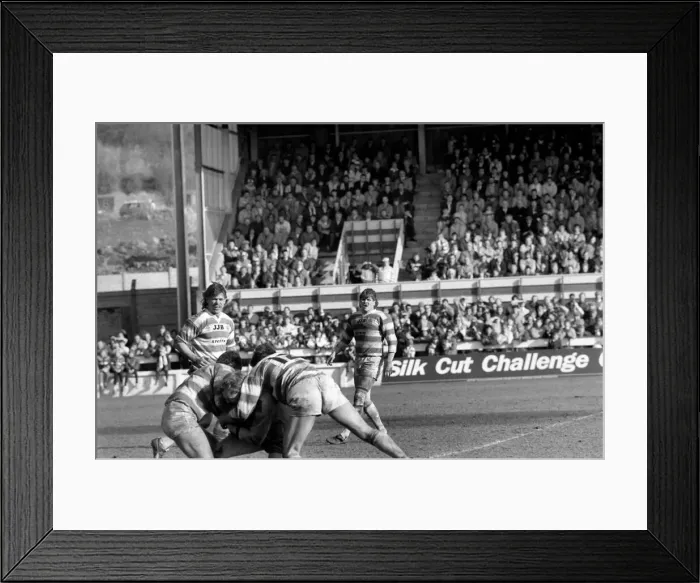 Framed Print : 1986 Rugby League Challenge Cup Second Round match. at Central Park, Manchester Framed Print : 1986 Rugby League Challenge Cup Second Round match. at Central Park, Manchester
