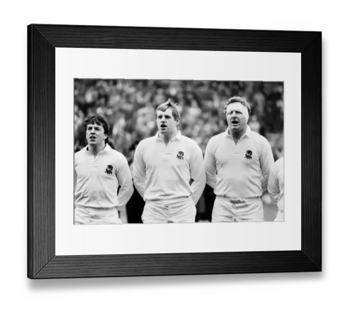 Framed Print : 1986 Five Nations Rugby Union Championship. England v Ireland Framed Print : 1986 Five Nations Rugby Union Championship. England v Ireland