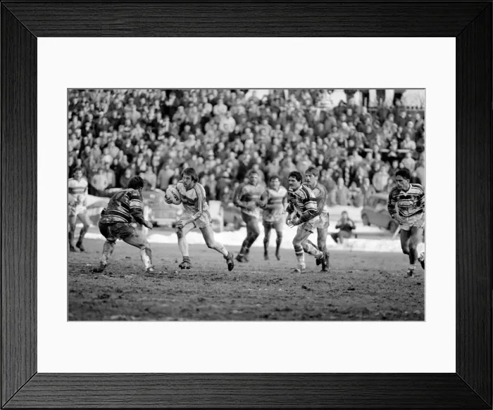 Framed Print : Hull Kingston Rovers v Hull. February 1986. PR-07-024