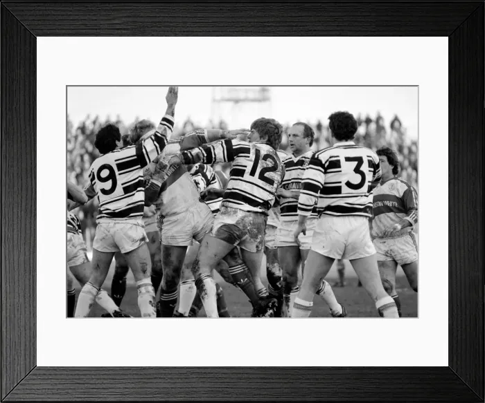Framed Print : Hull Kingston Rovers v Hull. February 1986. PR-07-032
