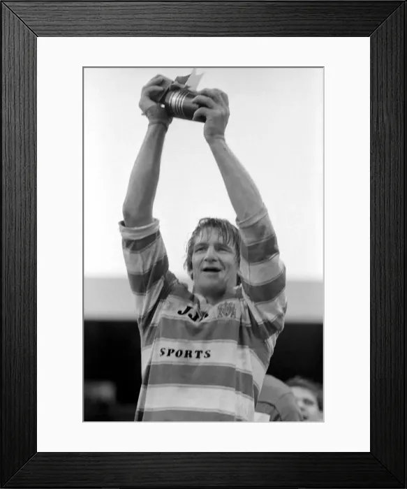 Framed Print : John Player Rugby League Trophy Final Hull Kingston Rovers v Wigan. February 1986 Framed Print : John Player Rugby League Trophy Final Hull Kingston Rovers v Wigan. February 1986