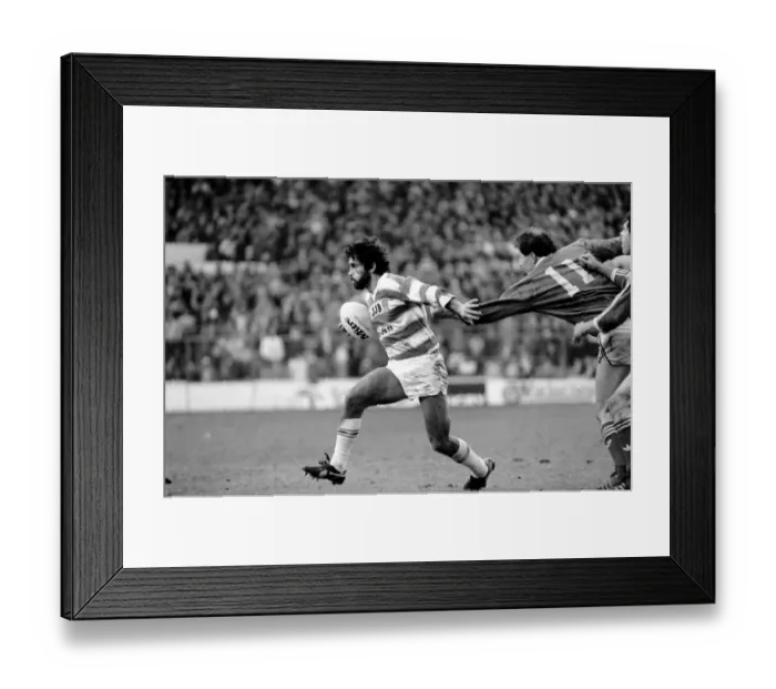 Framed Print : John Player Rugby League Trophy Final Hull Kingston Rovers v Wigan. February 1986