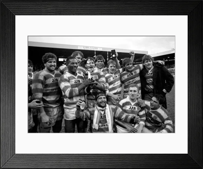 Framed Print : John Player Rugby League Trophy Final Hull Kingston Rovers v Wigan. February 1986