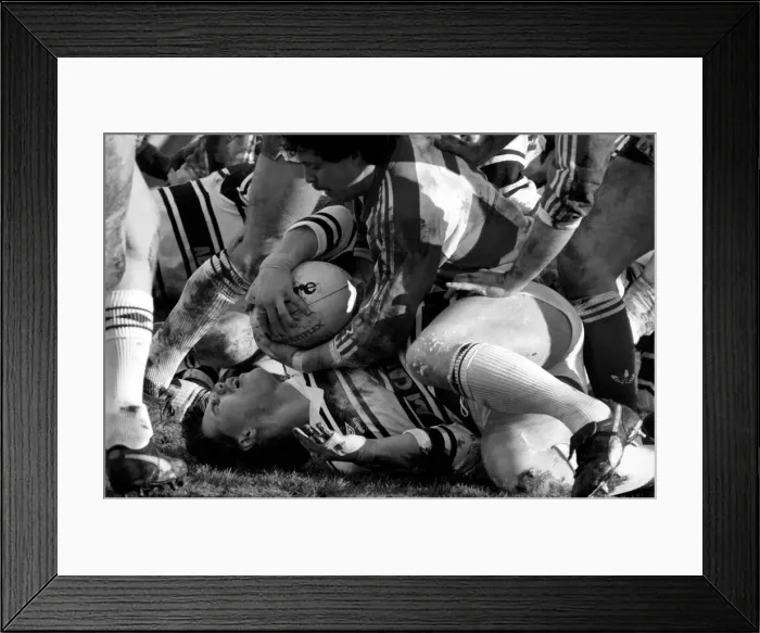 Framed Print : Hull Kingston Rovers v Hull. February 1986. PR-07-017 Framed Print : Hull Kingston Rovers v Hull. February 1986. PR-07-017