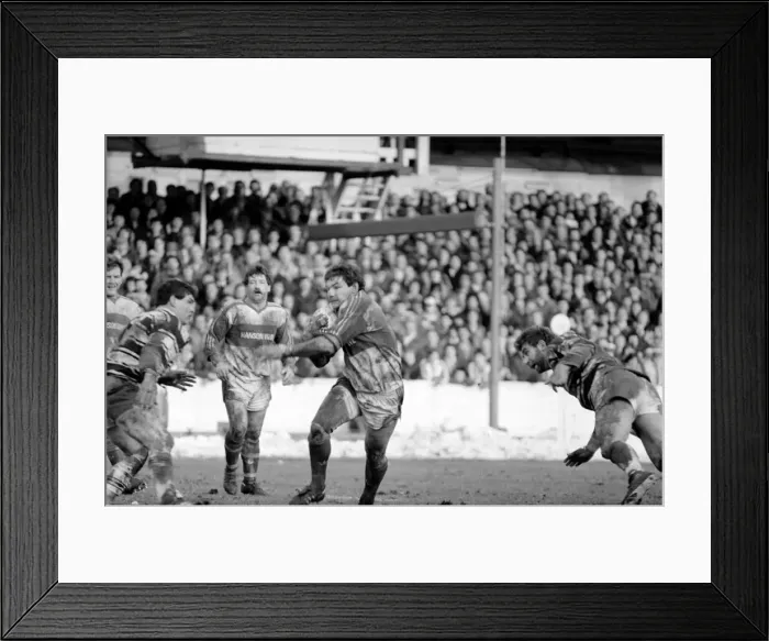 Framed Print : Hull Kingston Rovers v Hull. February 1986. PR-07-011