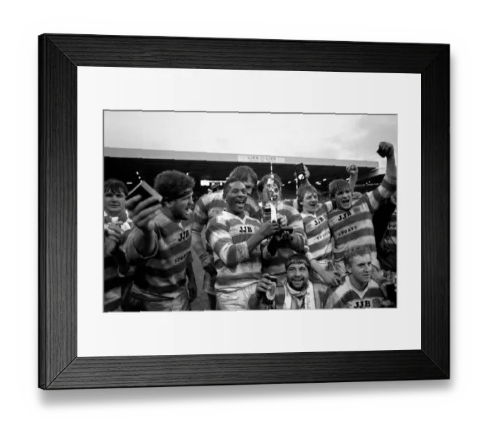 Framed Print : John Player Rugby League Trophy Final Hull Kingston Rovers v Wigan. February 1986