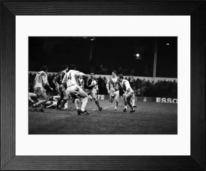 Framed Print : St Helen v Hull Kingston Rovers in the John Player Trophy semi final Framed Print : St Helen v Hull Kingston Rovers in the John Player Trophy semi final