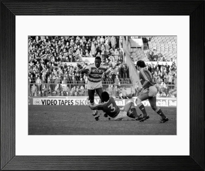 Framed Print : John Player Rugby League Trophy Final Hull Kingston Rovers v Wigan. February 1986