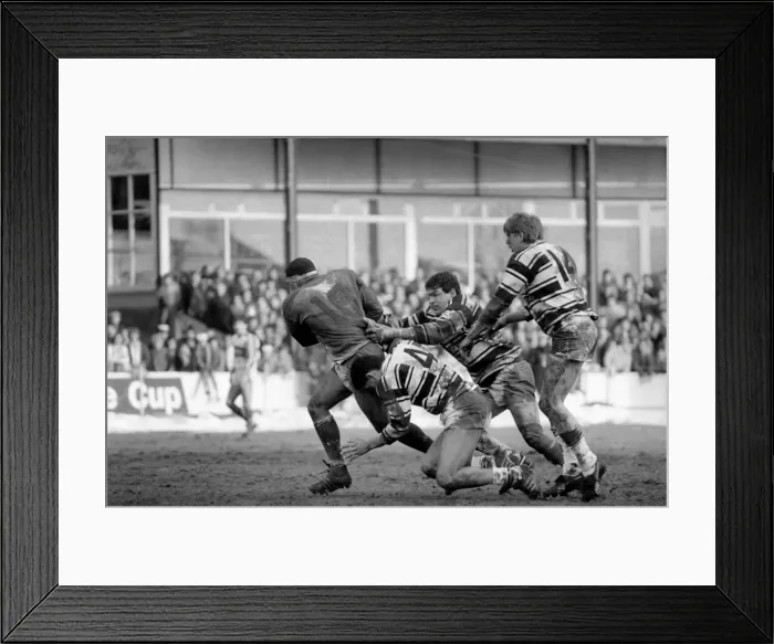 Framed Print : Hull Kingston Rovers v Hull. February 1986. PR-07-029
