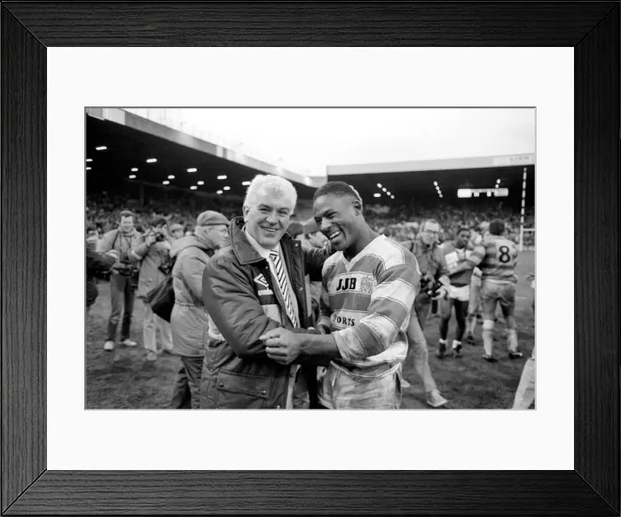 Framed Print : John Player Rugby League Trophy Final Hull Kingston Rovers v Wigan. February 1986