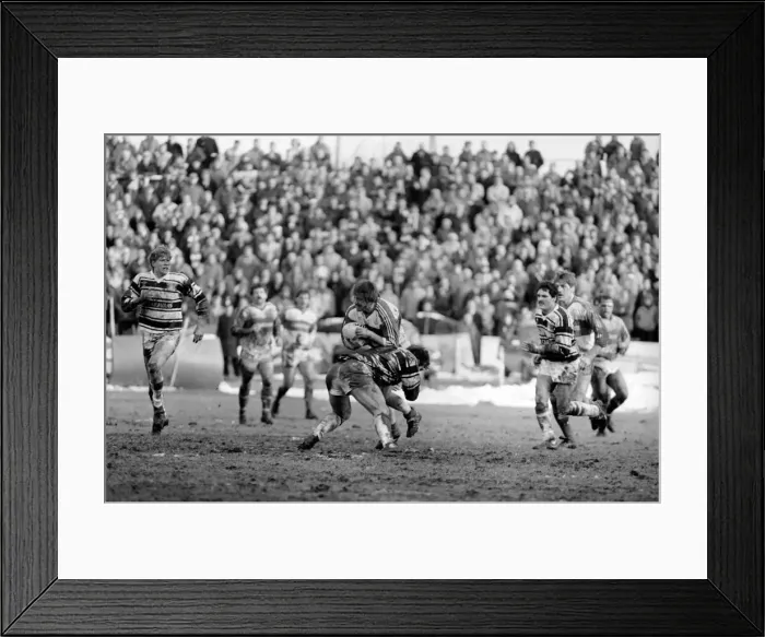 Framed Print : Hull Kingston Rovers v Hull. February 1986. PR-07-023