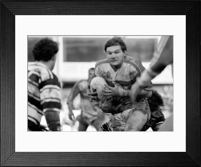 Framed Print : Hull Kingston Rovers v Hull. February 1986. PR-07-021