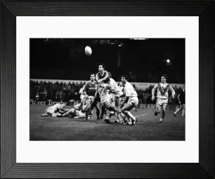 Framed Print : St Helen v Hull Kingston Rovers in the John Player Trophy semi final Framed Print : St Helen v Hull Kingston Rovers in the John Player Trophy semi final