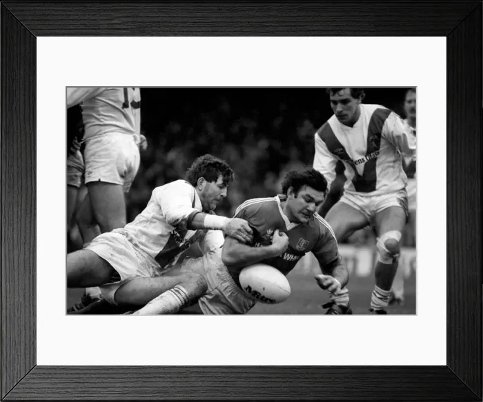 Framed Print : St Helen v Hull Kingston Rovers in the John Player Trophy semi final Framed Print : St Helen v Hull Kingston Rovers in the John Player Trophy semi final