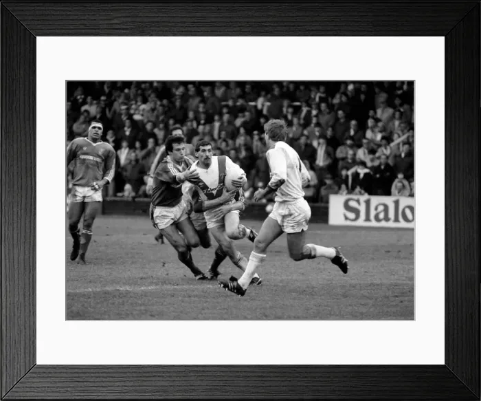 Framed Print : St Helen v Hull Kingston Rovers in the John Player Trophy semi final Framed Print : St Helen v Hull Kingston Rovers in the John Player Trophy semi final