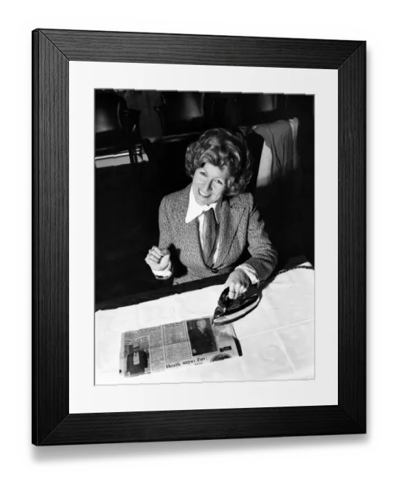 Framed Print : Singer: Faith Brown. February 1975 75-00738-011