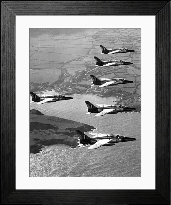 Framed Print : The advanced jet trainer, the Folland Gnat was introduced to the Press at the R. A. F