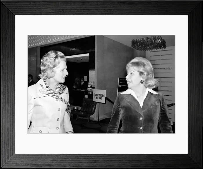 Framed Print : Tory Peers and M. Ps. at Europa Hotel to acclaim Mrs. Margaret Thatcher as leader of party Framed Print : Tory Peers and M. Ps. at Europa Hotel to acclaim Mrs. Margaret Thatcher as leader of party