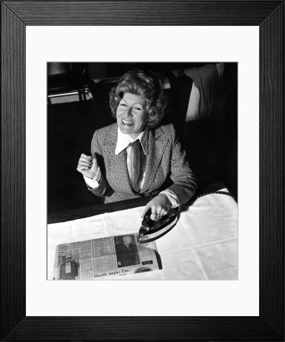 Framed Print : Singer: Faith Brown. February 1975 75-00738-008