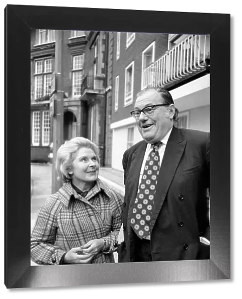 Reginald Maudling MP and wife. February 1975 75-00970-006