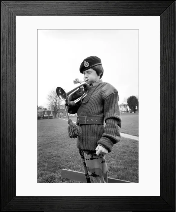 Framed Print : 8 year old Jason Lock. January 1975 75-00241-002 Framed Print : 8 year old Jason Lock. January 1975 75-00241-002