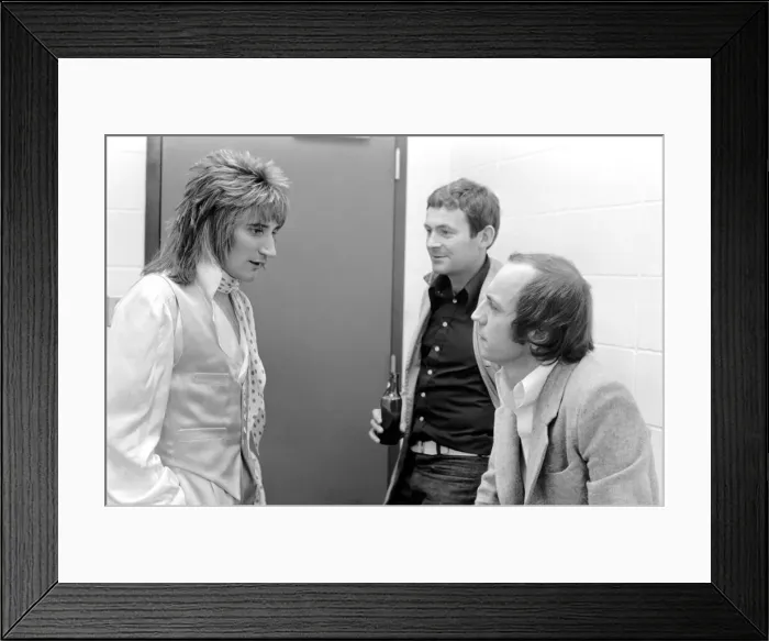 Framed Print : The Faces tour of the USA and Canada, February and March 1975 Framed Print : The Faces tour of the USA and Canada, February and March 1975