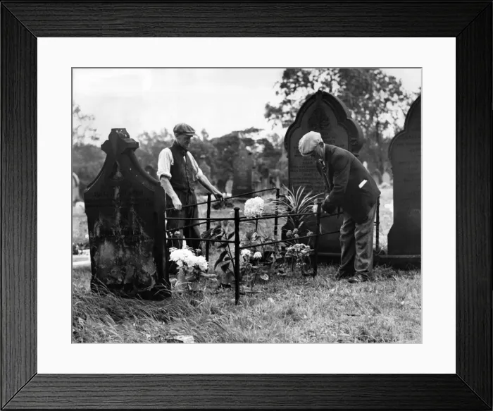 Framed Print : World War II. Now almost sixty years after this here are Ted Framed Print : World War II. Now almost sixty years after this here are Ted