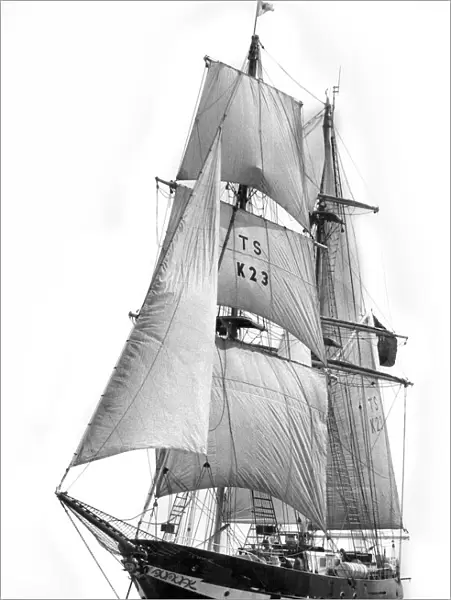 Sail training Ship Royalist. March 1976 P005224