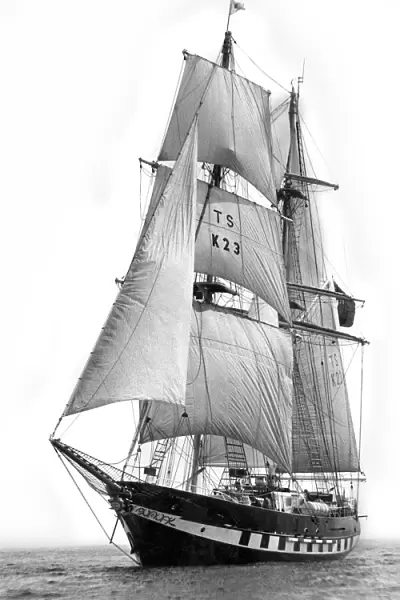 Sail training Ship Royalist. March 1976 P005224