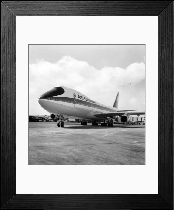 Framed Print : Air Canada Jumbo Jet. May 1971 71-4331 Framed Print : Air Canada Jumbo Jet. May 1971 71-4331