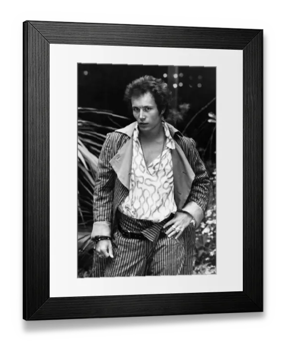 Framed Print : Adam Ant pictured without his make up in London today Thursday). February 1982 P003909 Framed Print : Adam Ant pictured without his make up in London today Thursday). February 1982 P003909
