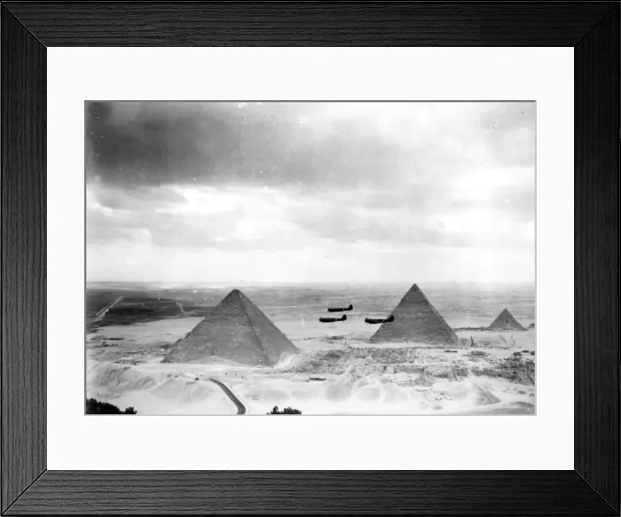 Framed Print : War Egypt WW2 pilots from Mid East Command training in Egypt Framed Print : War Egypt WW2 pilots from Mid East Command training in Egypt