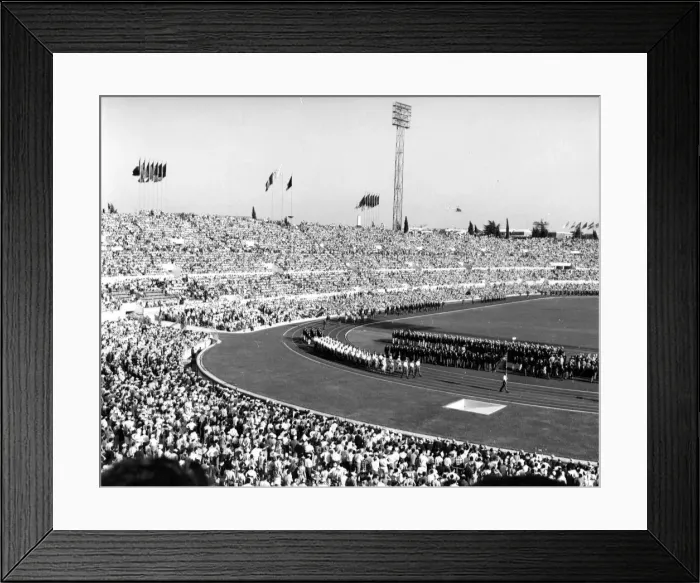 Framed Print : Opening Ceremony of the Rome Olympic Games August 1960 M6250 15 Framed Print : Opening Ceremony of the Rome Olympic Games August 1960 M6250 15