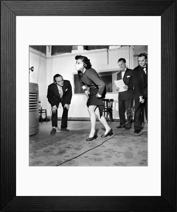 Framed Print : Soundeffects: Footsteps: Columbia have just registered a new record called Framed Print : Soundeffects: Footsteps: Columbia have just registered a new record called