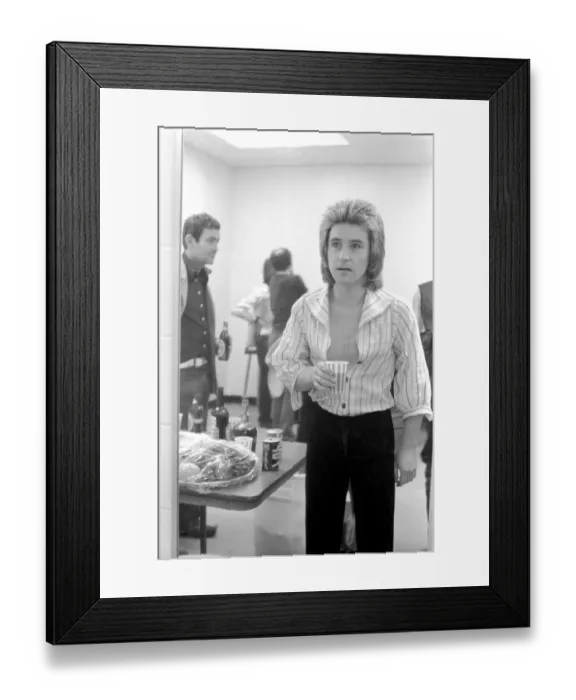 Framed Print : The Faces tour of the USA and Canada, February and March 1975 Framed Print : The Faces tour of the USA and Canada, February and March 1975
