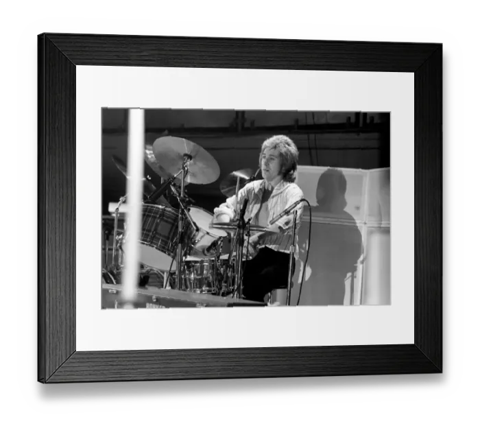 Framed Print : The Faces tour of the USA and Canada, February and March 1975