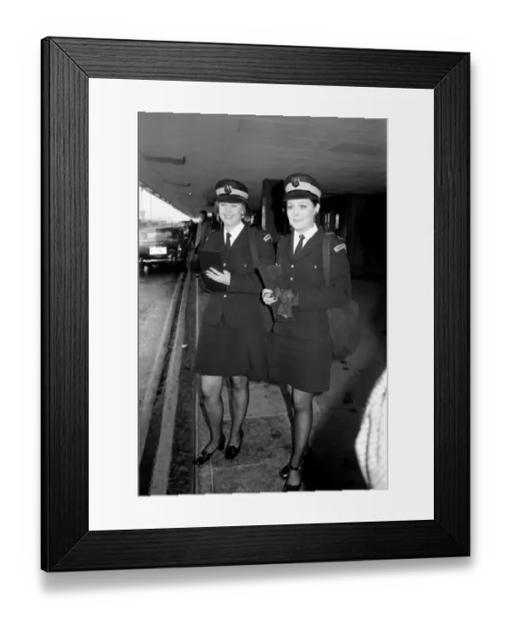 Framed Print : Beauty Queen Traffic wardens. Miss Denise Humphreys and Mrs Linda Morton Framed Print : Beauty Queen Traffic wardens. Miss Denise Humphreys and Mrs Linda Morton